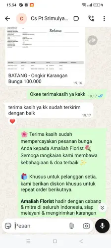 Testimonial Papan Bunga rawamangun
